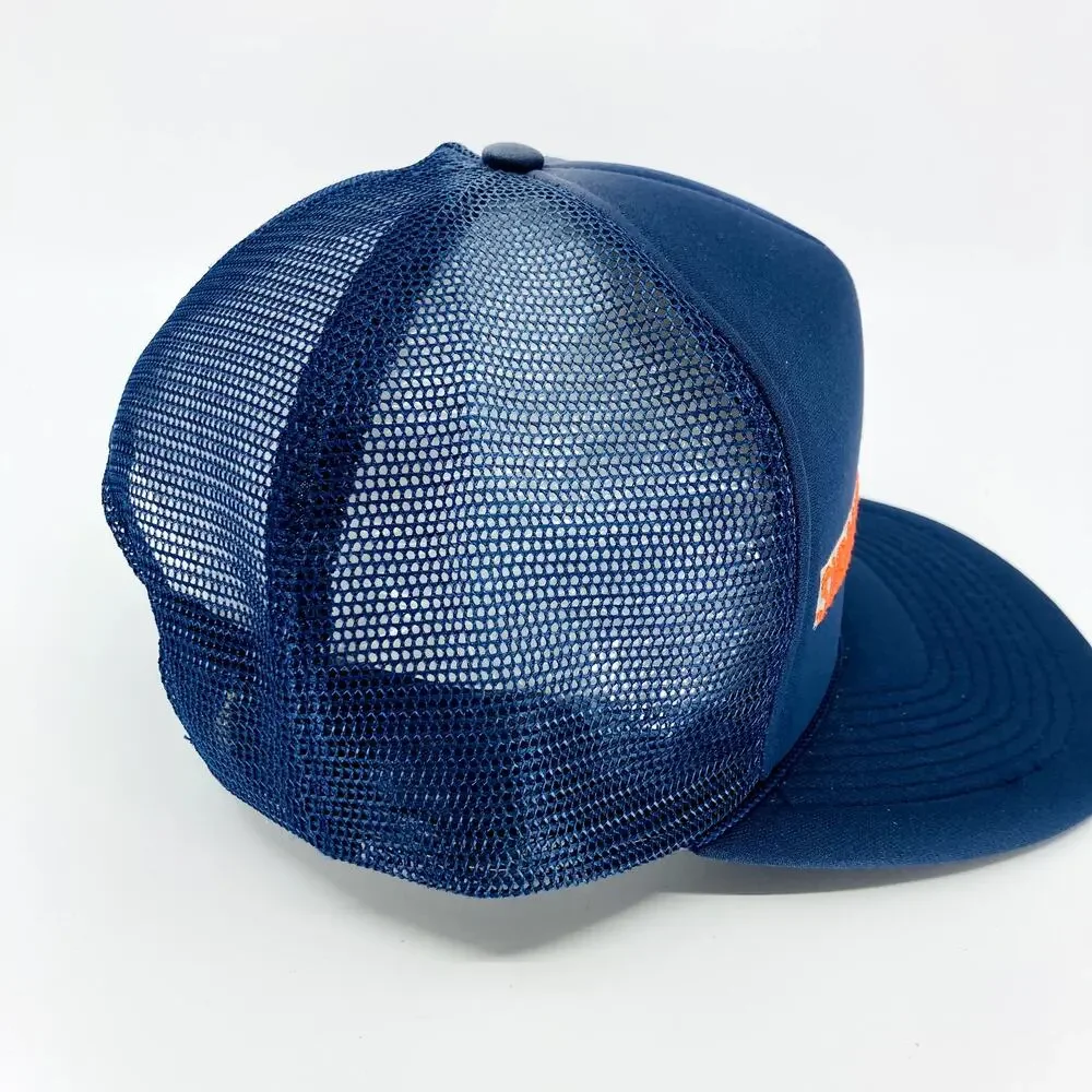 Vintage Syracuse University Blue Amtex Snapback Trucker Hat